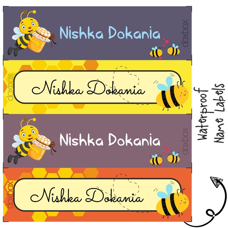 Personalised Water Proof Labels – Honey Bee