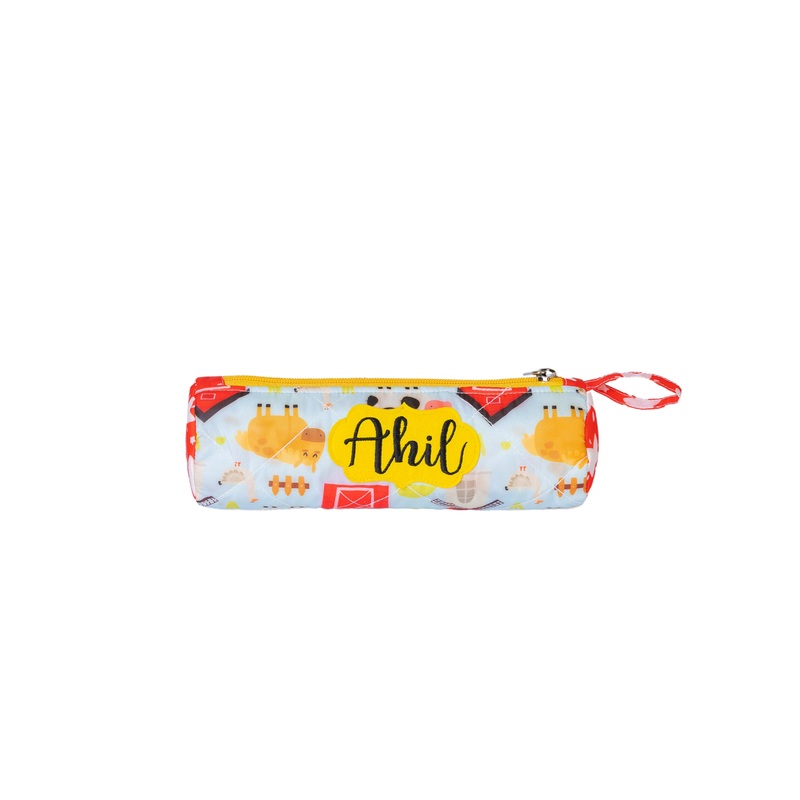 Round Pencil Pouch – Farm Animal