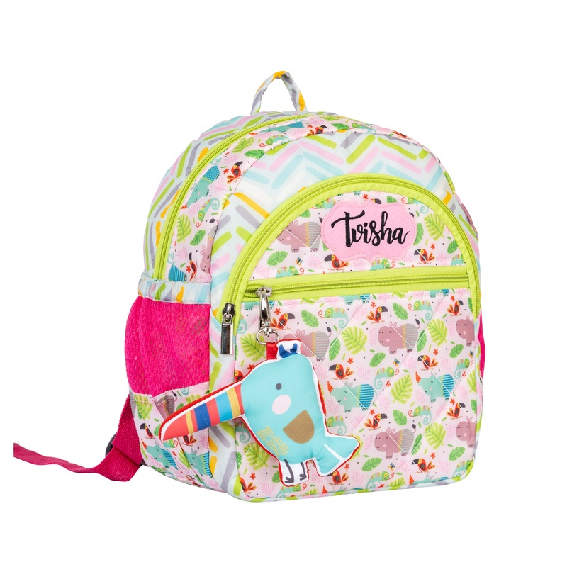 School Bag – Pink Hippo