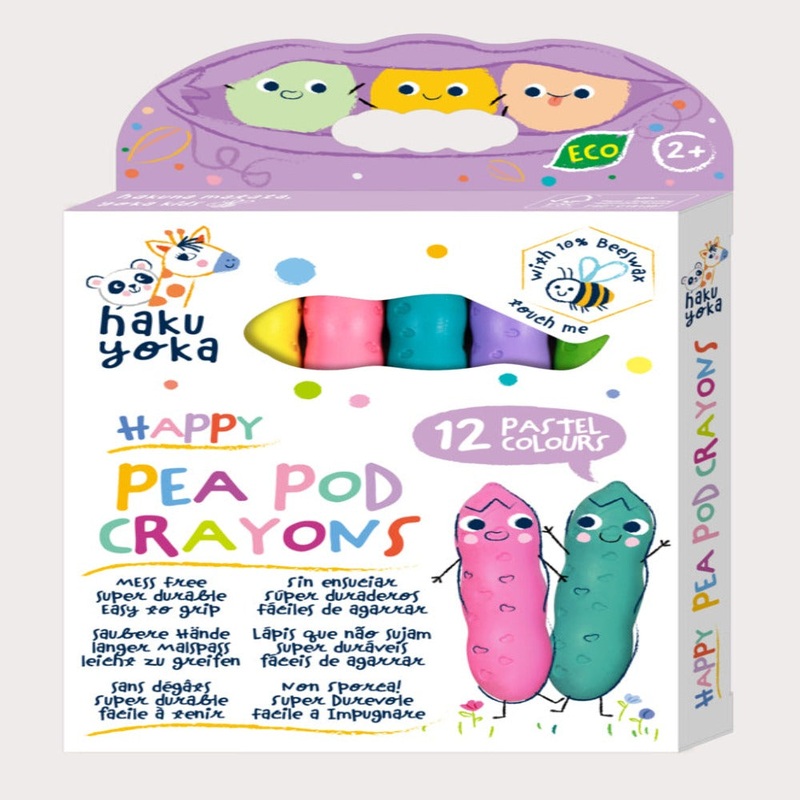 Avenir Happy Pea Pod Crayons