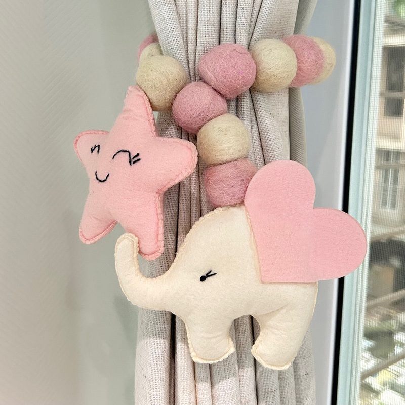 Curtain Tie – Baby Ellie (White)