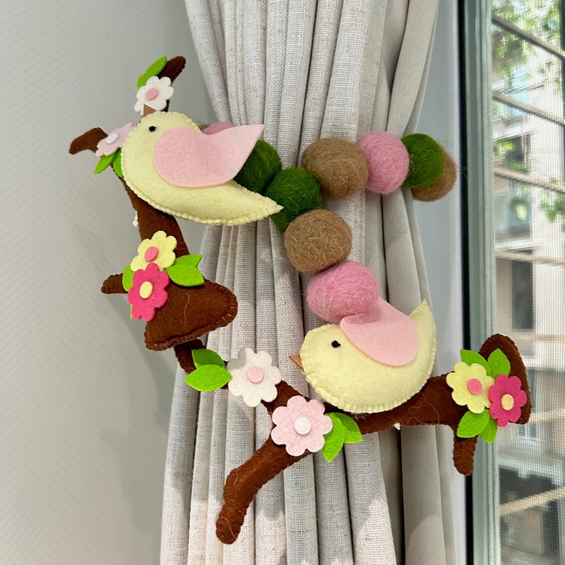 Curtain Tie – Bird Haven