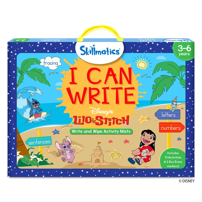 Skillmatics Preschool Learning Activity – I Can Write Disney’s Lilo & Stitch, Educational Game for Kids, Toddlers, Preschoolers Who Love Toys, Art & Craft Activities, Gifts for Ages 3, 4, 5, 6