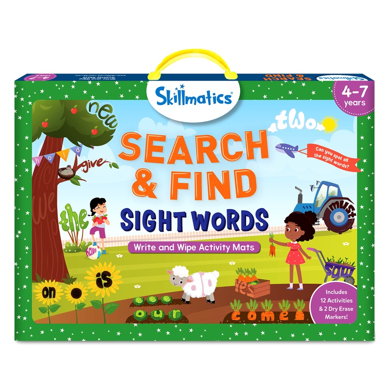 Skillmatics Preschool Learning Activity – Search and Find Sight Words, Educational Game for Kids, Toddlers Who Love Toys, Art & Craft Activities, Gifts for Girls and Boys Ages 4, 5, 6, 7