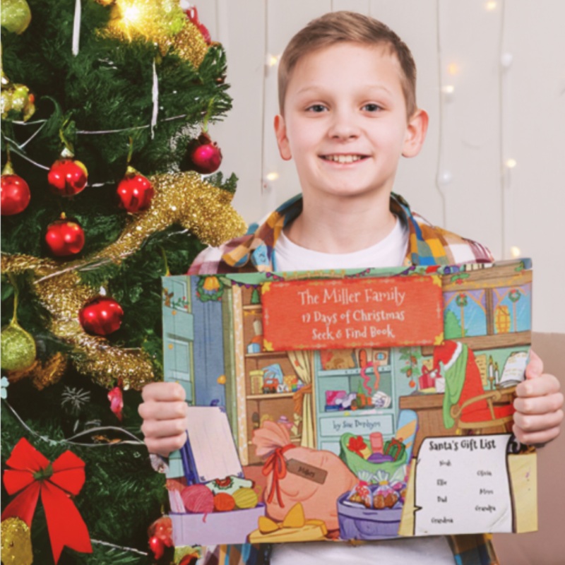12 Days of Christmas Seek & Find Book (Personalized Children’s Christmas Book)