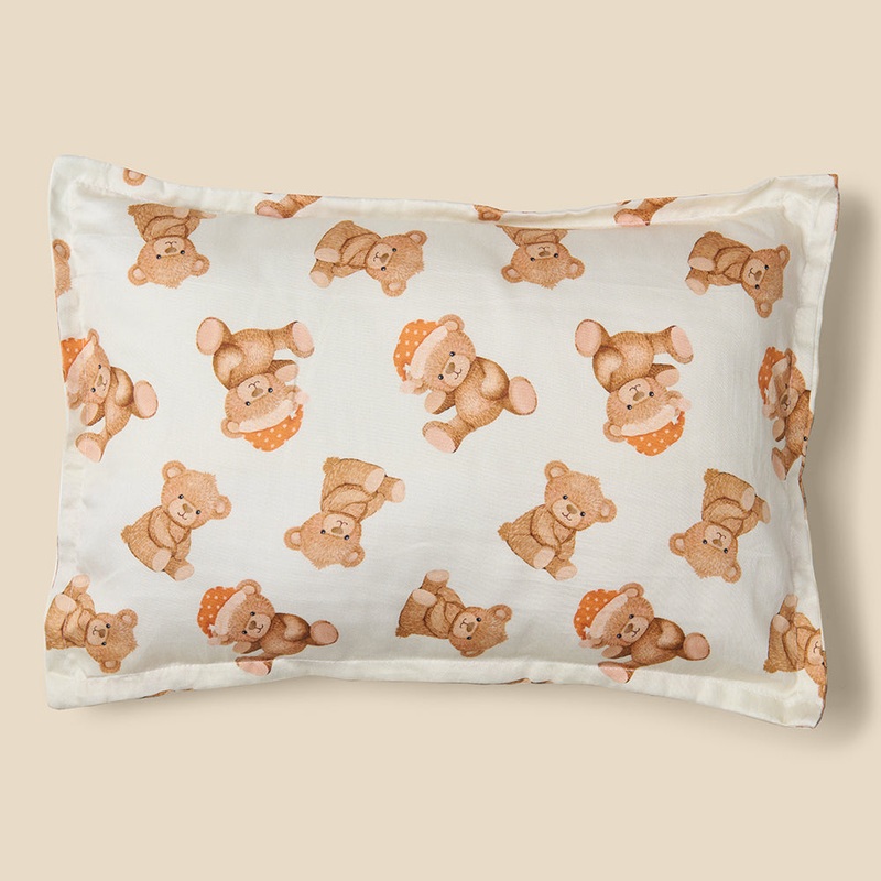 Fancy Fluff Organic Baby Pillow – Cuddle Bear