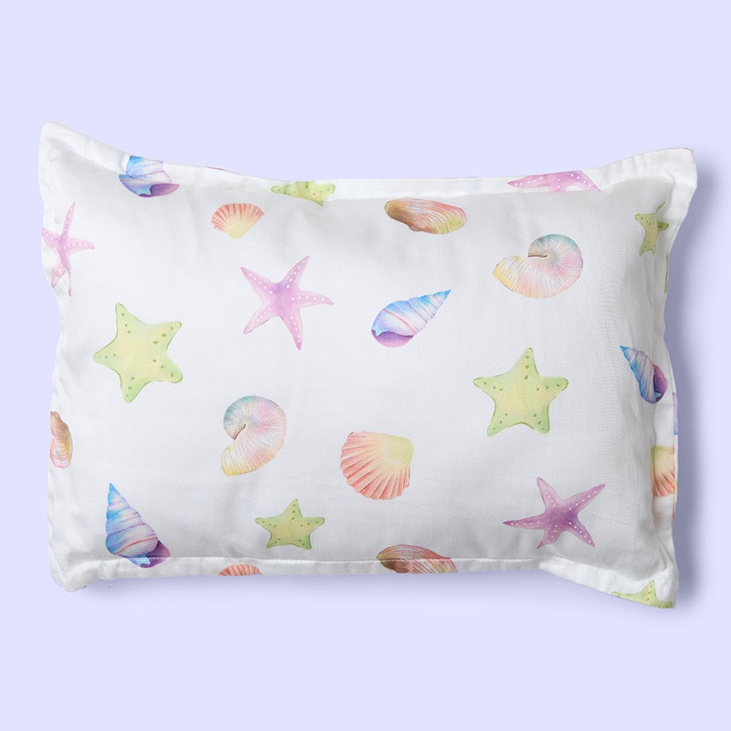 Fancy Fluff Organic Baby Pillow –  Sea Fantasy