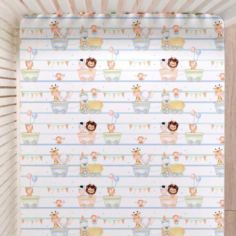 Fancy Fluff Organic Cot Bedsheet – Joy Ride