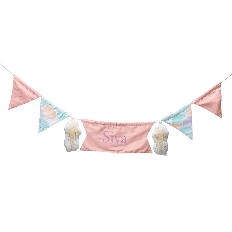 Fancy Fluff Organic Cotton Bunting – Sea Fantasy