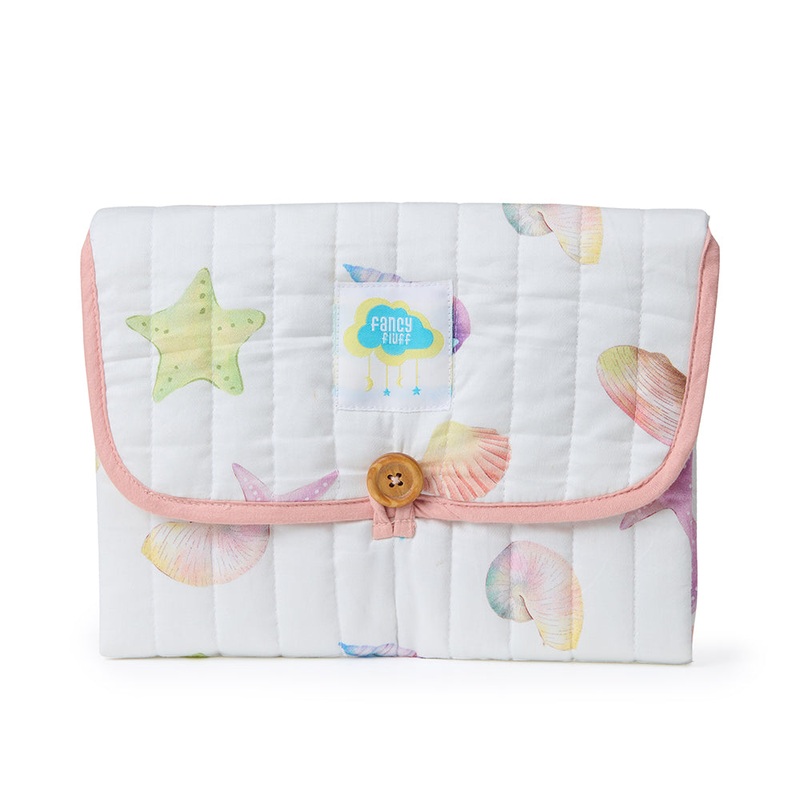 Fancy Fluff Organic Portable Changing Mat – Sea Fantasy