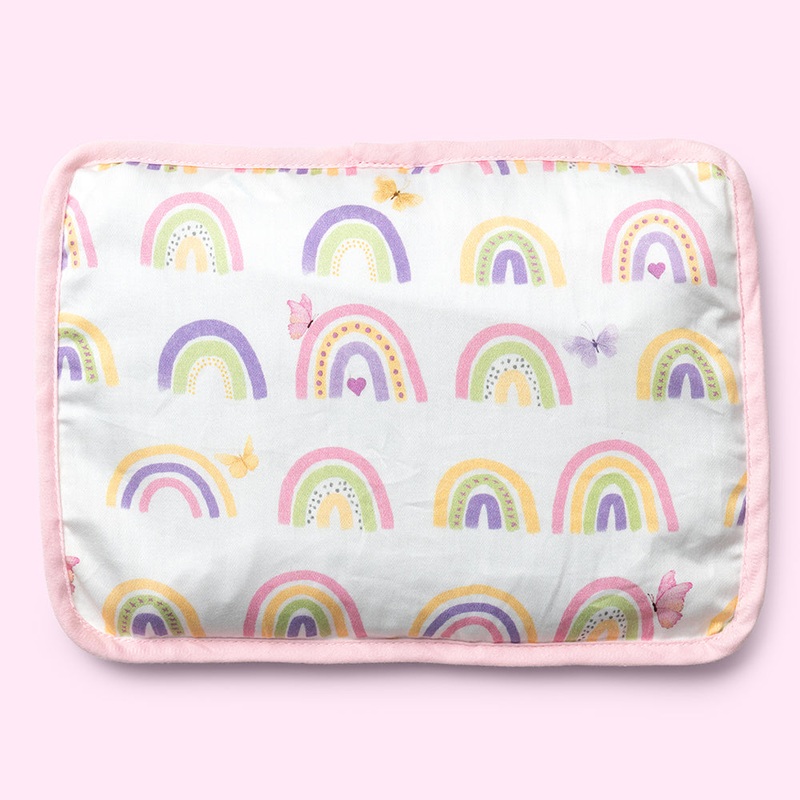 Fancy Fluff Organic Rai Pillow – Rainbow Dreams