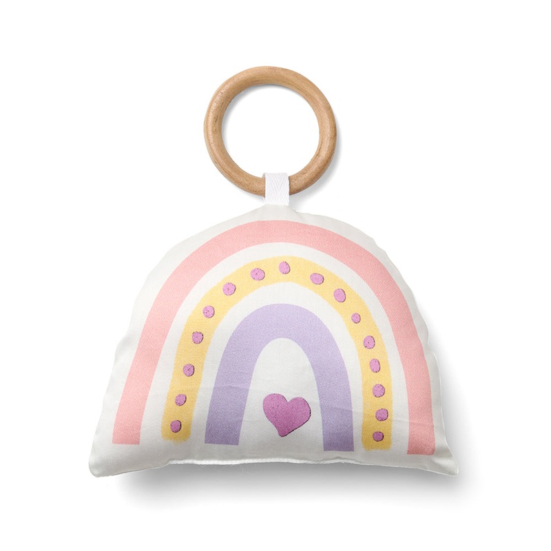 Fancy Fluff Organic Shape Cushion – Rainbow Dreams