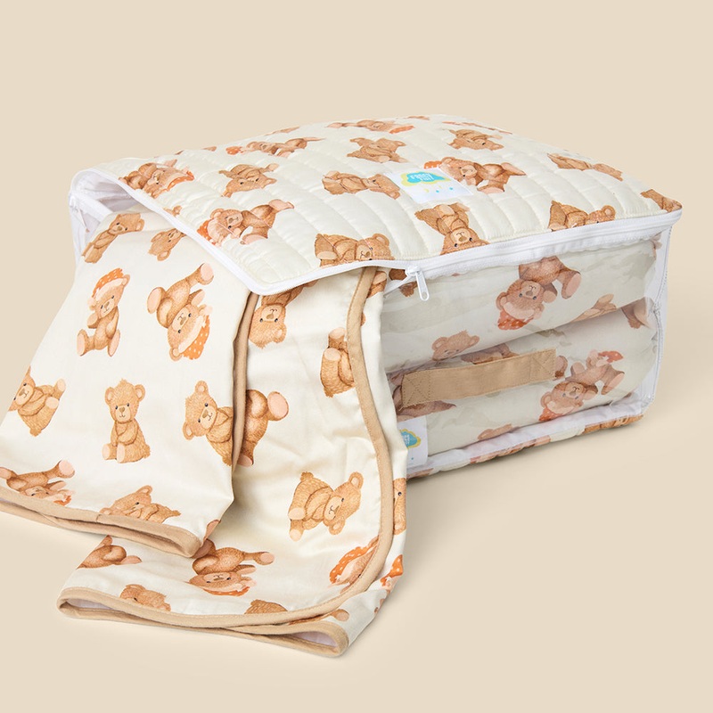 Fancy Fluff Organic Storage Bag – Cuddle Bear (Medium/Large)