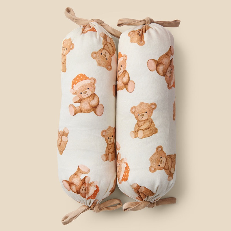 Fancy Fluff Set of 2 Organic Bolsters – Cuddle Bear