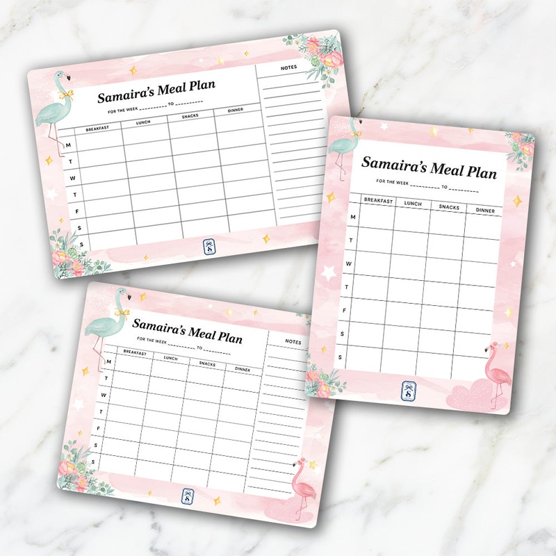 Flamingoland Kids Meal Planner