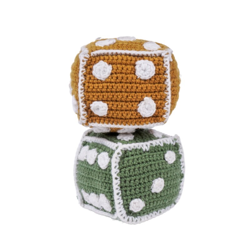 NESTA TOYS – Crochet Dice | Early Math Toy (2 Pcs)