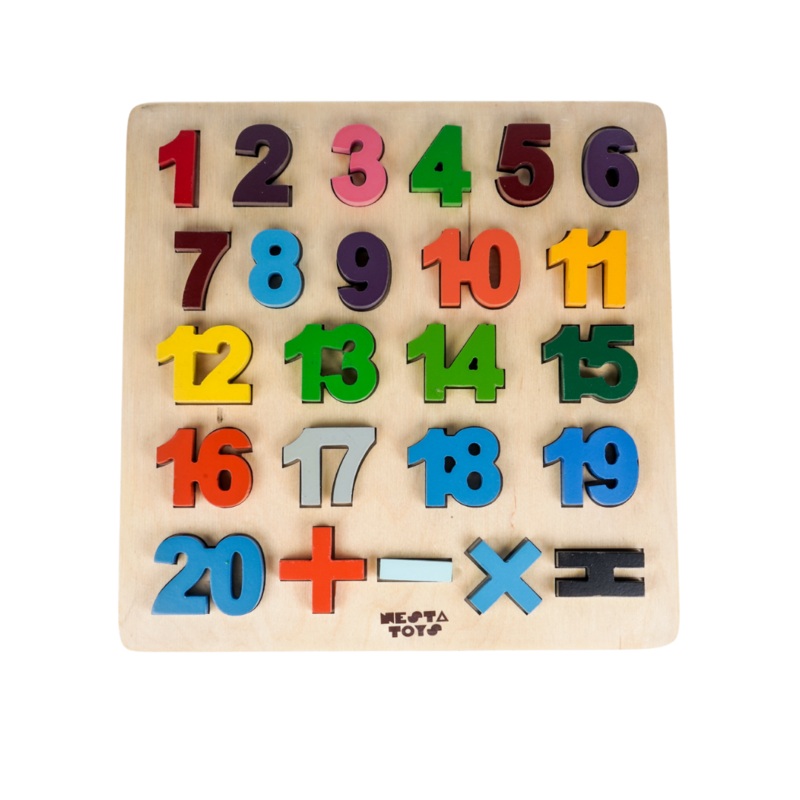 NESTA TOYS – Wooden Number Puzzle Toys