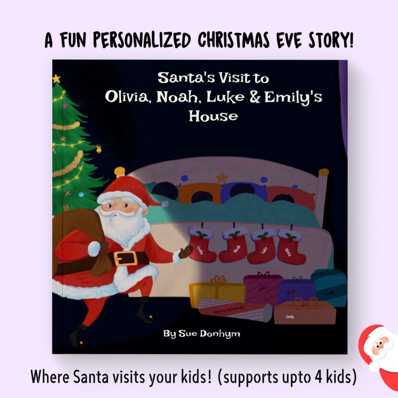 Santa’s Visit to our House  (Personalized Children’s Christmas Book)