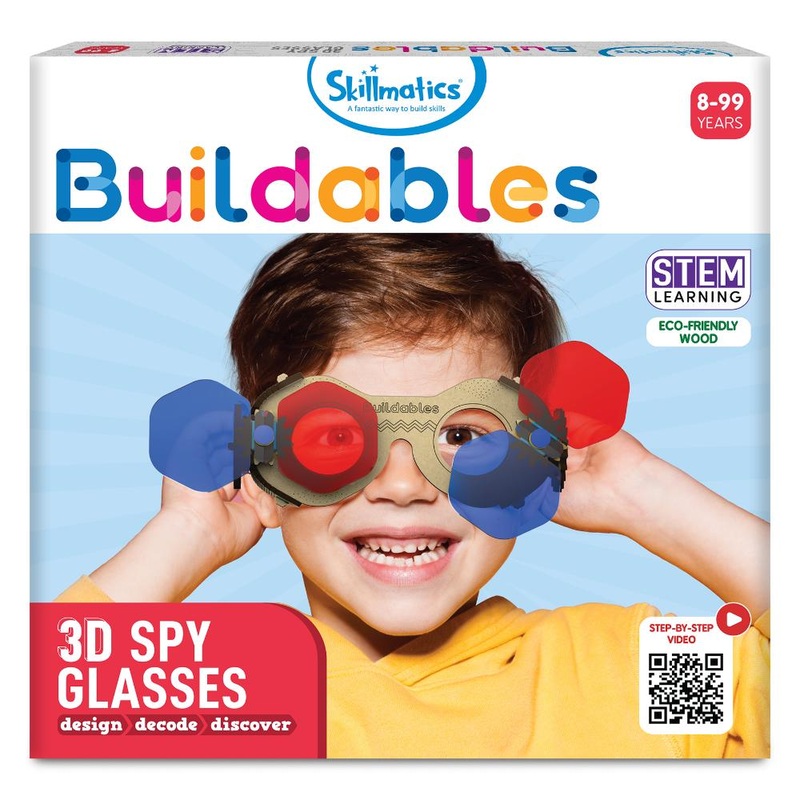Skillmatics Stem Building Toy – Buildables 3D Spy Glasses, Educational & Construction DIY Toy for Ages 8 and Up