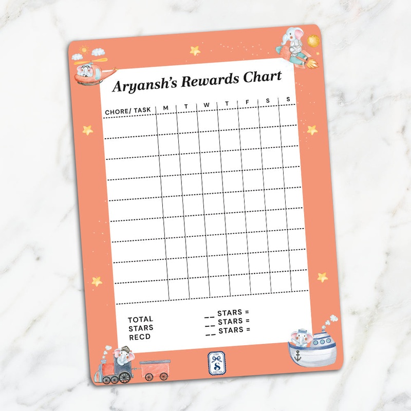 Captain Ellie Kids Reward Chart