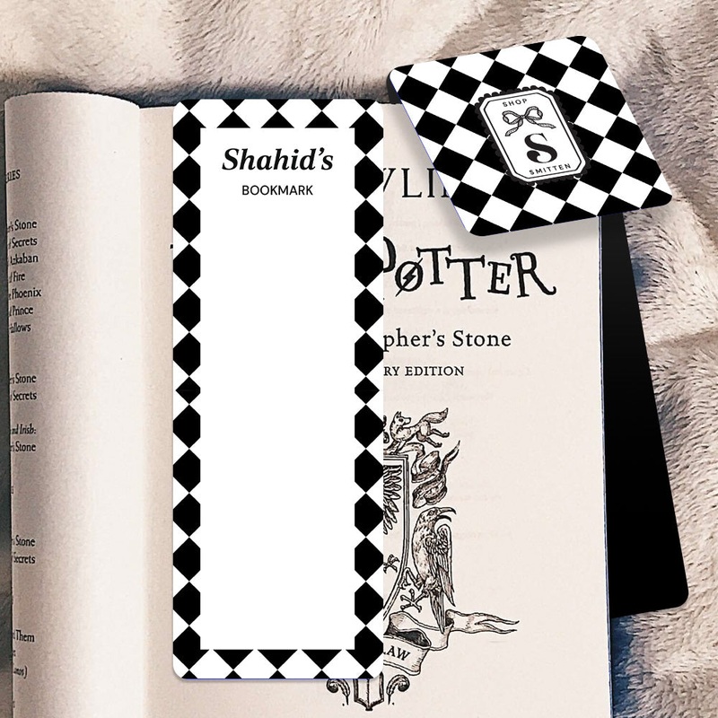 Checkered Bookmark