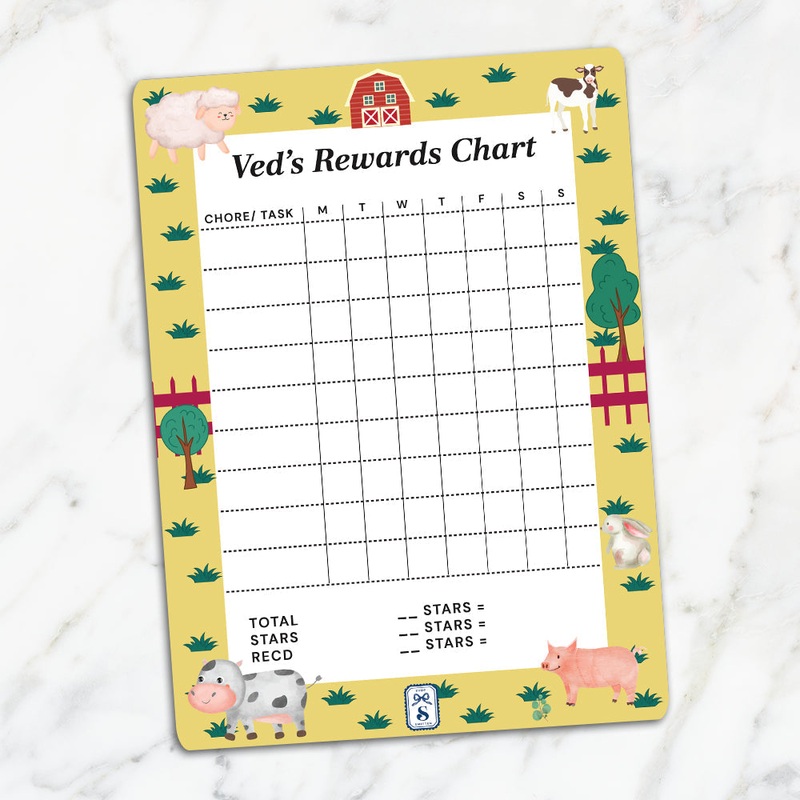 Farm Friends Kids Reward Chart