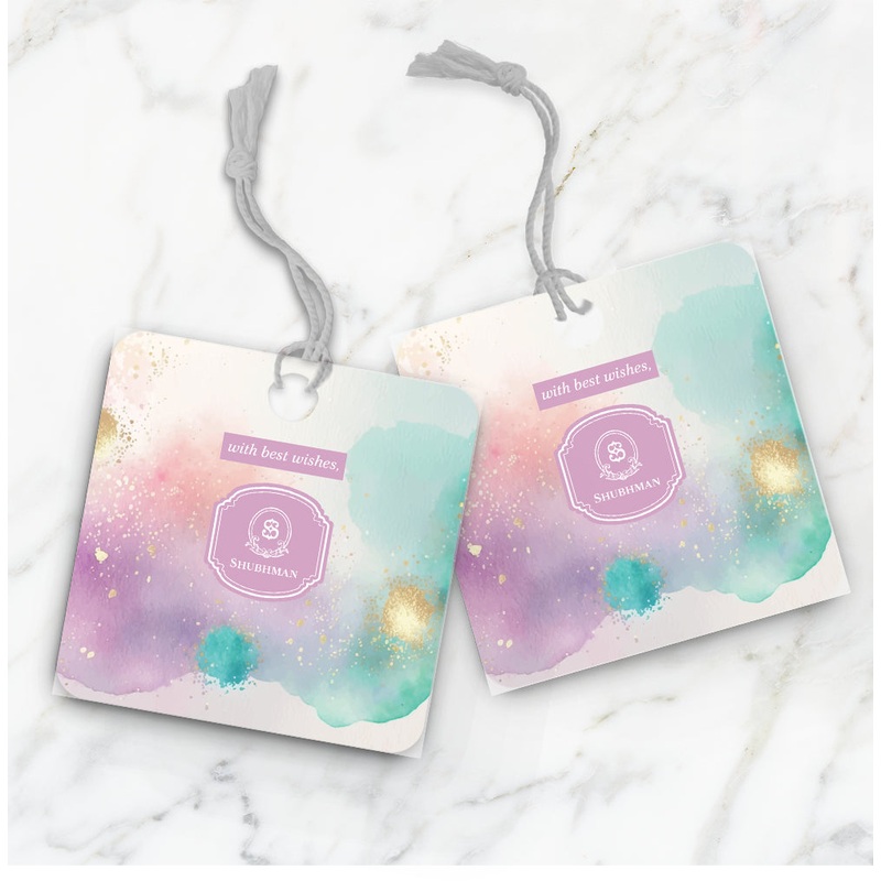 Gilded Strokes Gift Tag
