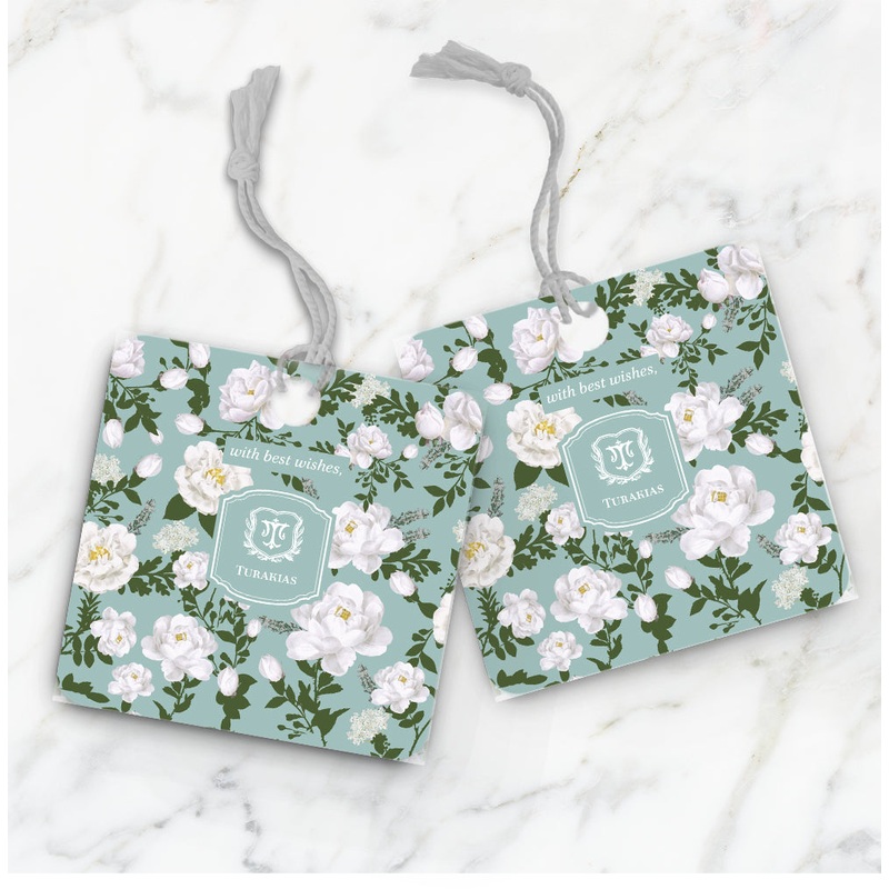 Peonies Gift Tag
