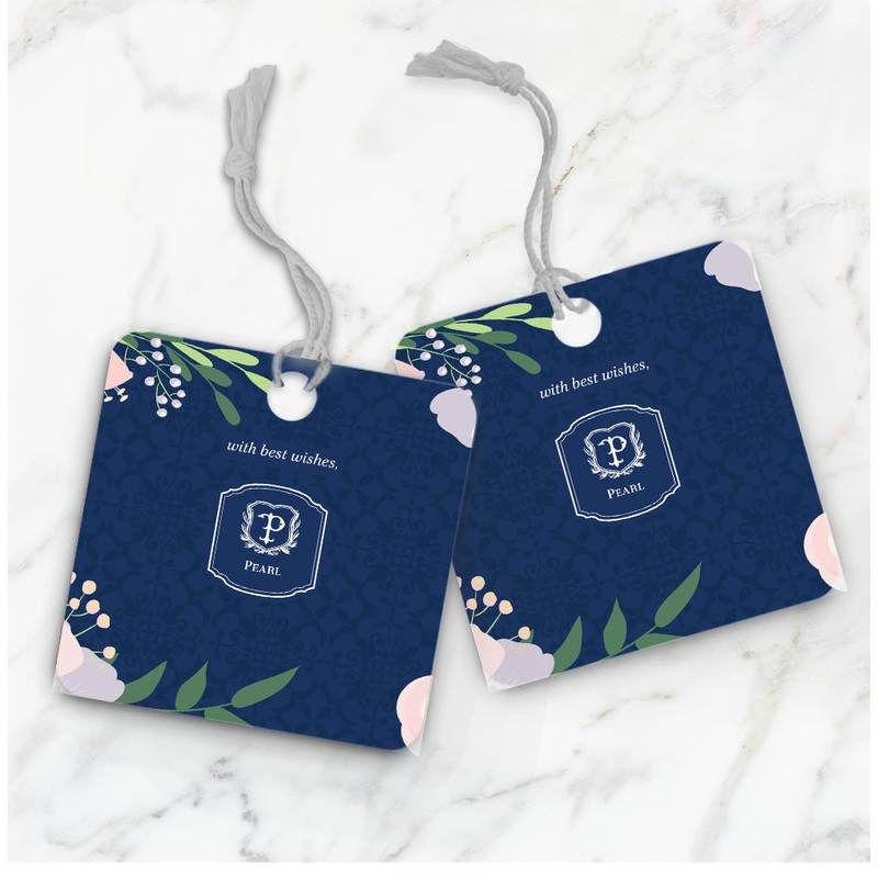 Royal Bloom Gift Tag
