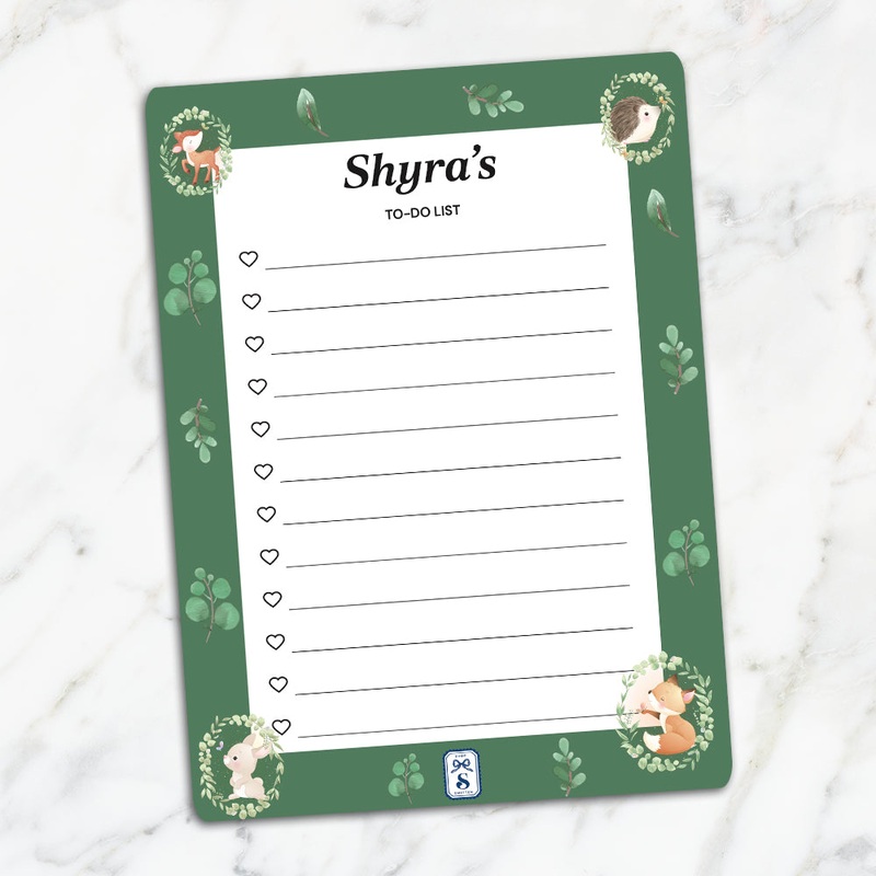 Woodland Wonders Kids To-Do List