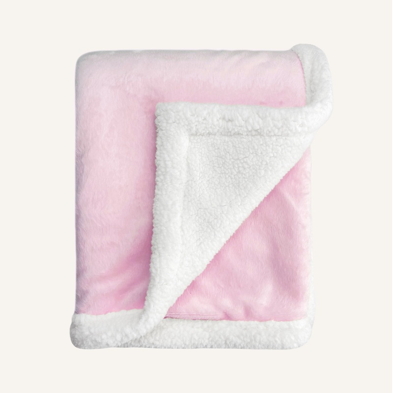 Abracadabra Chamois Blanket –  Pink