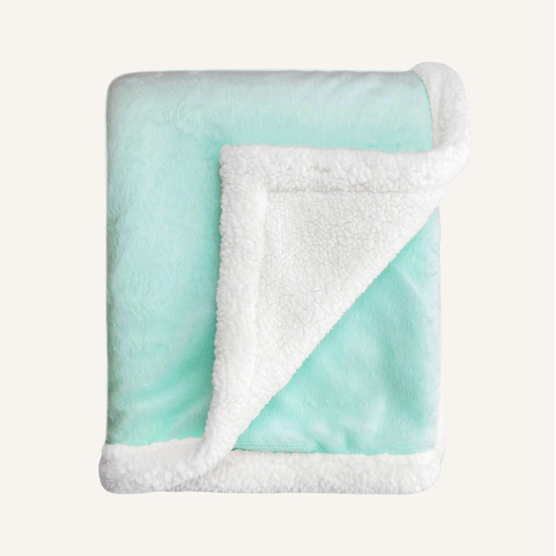 Abracadabra Chamois Blanket –  Turquoise