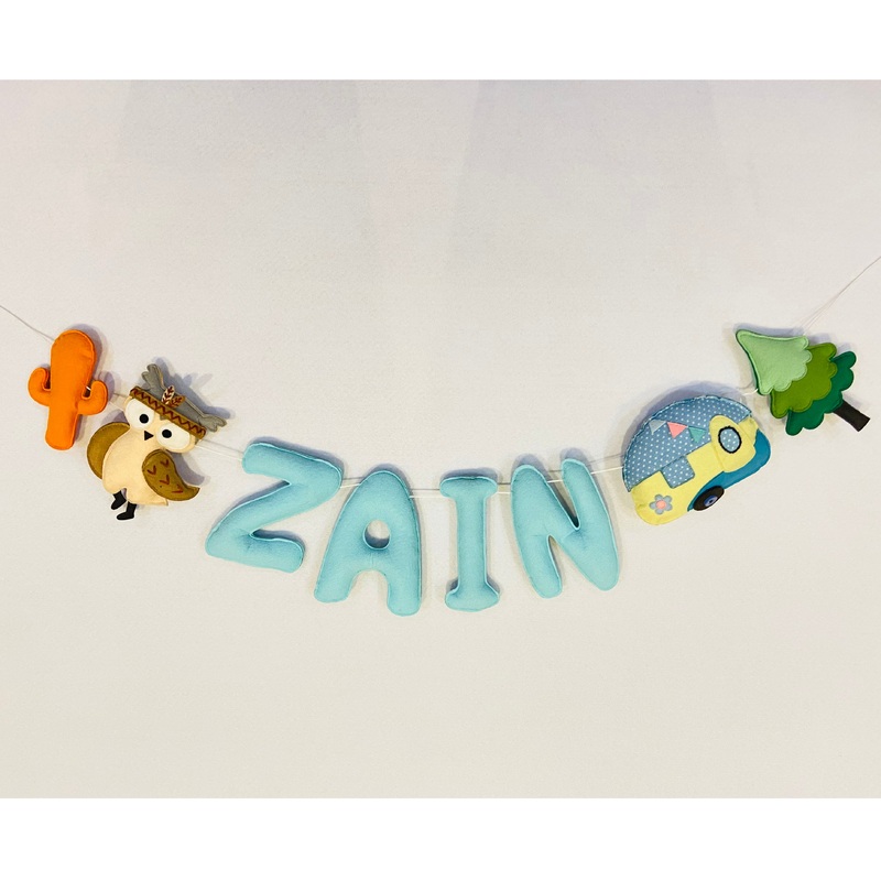 Customized Woodland Nursery Dcor Felt Garland