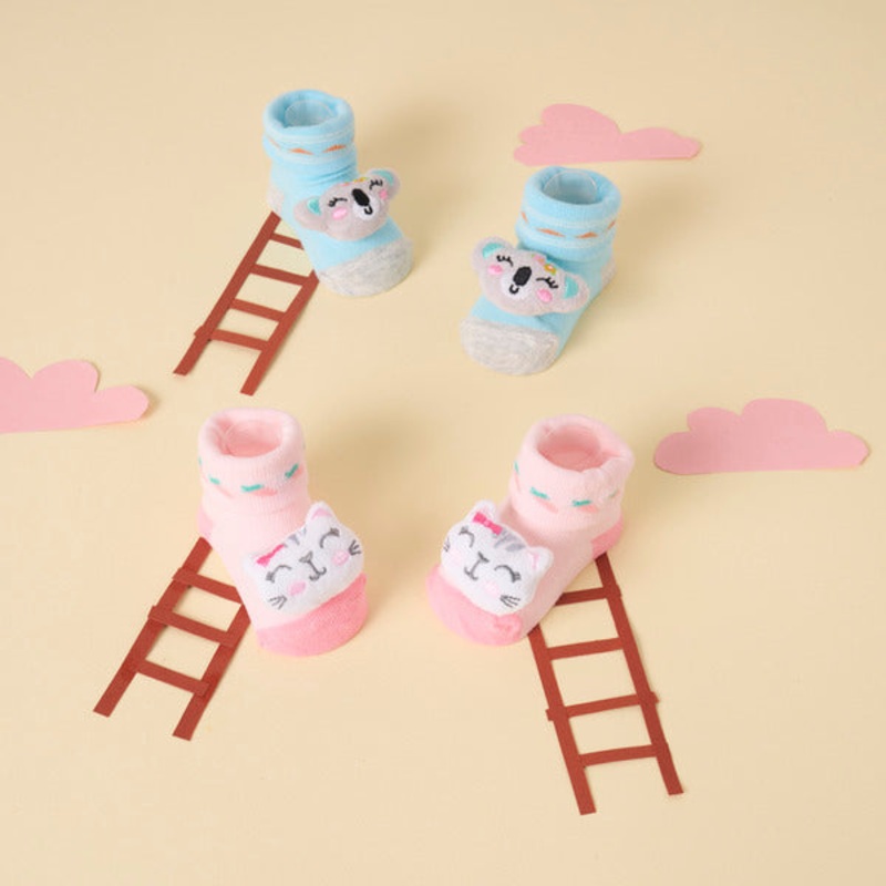 Cute Smiles 3d Socks – Pack of 2