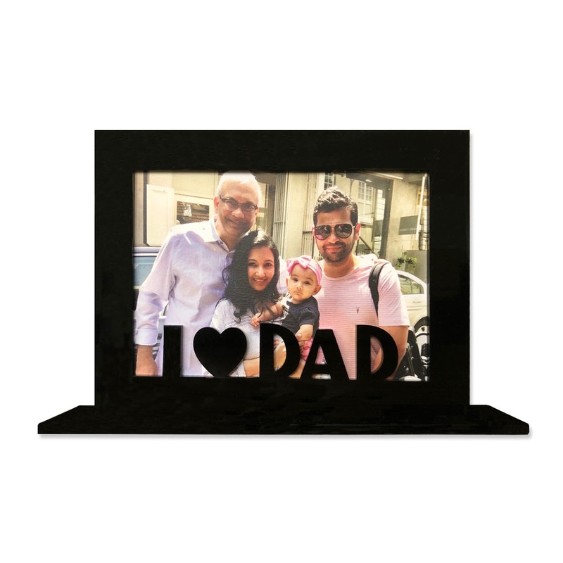 I Love Dad Magnetic Photo Frame With Stand