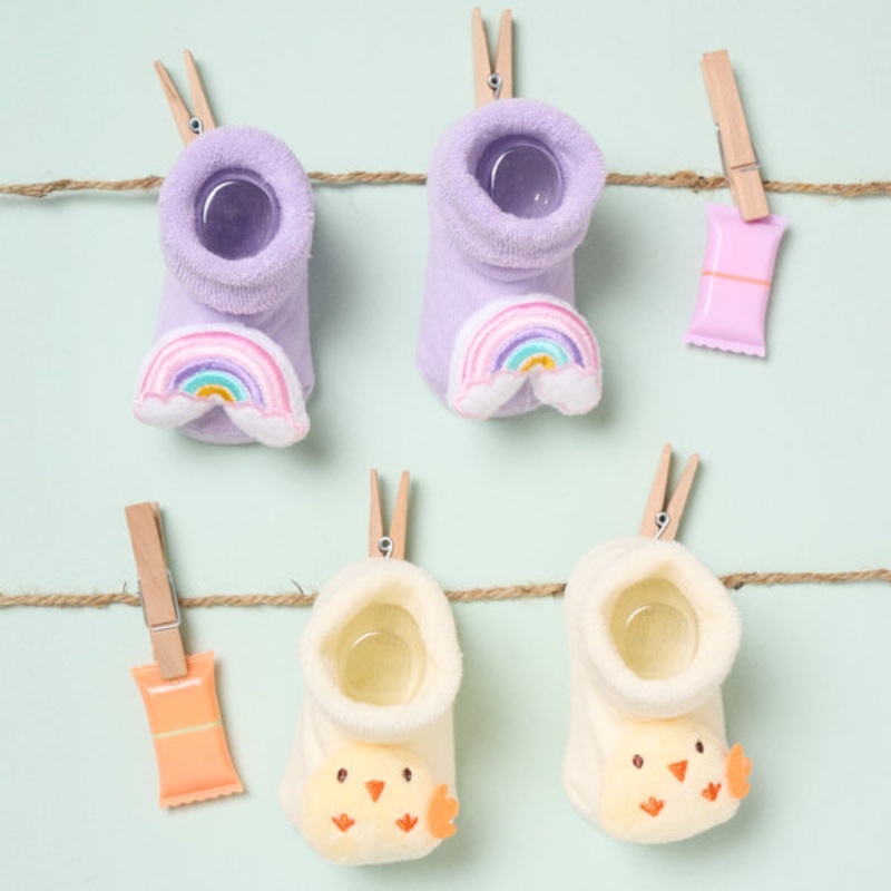 Rainbow Chick 3D Socks – Pack of 2