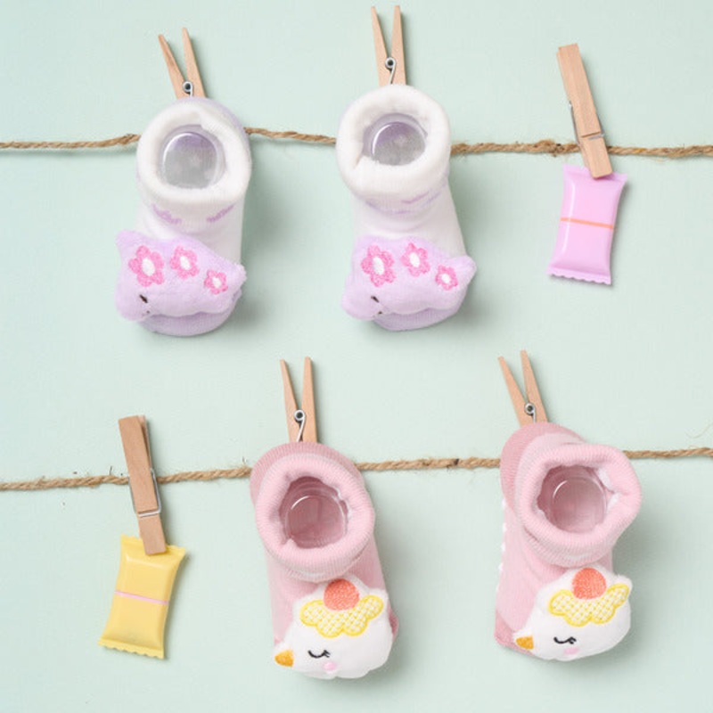 Rawr and Chirp 3d Socks – Pack of 2