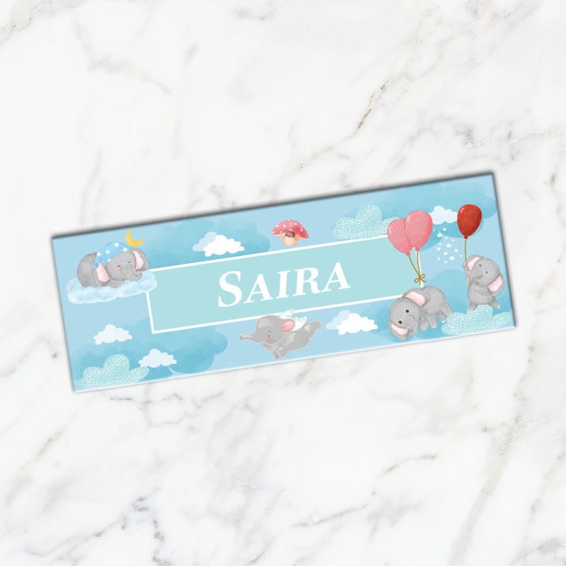 Red Balloon Ellie Iron on Labels (kids)