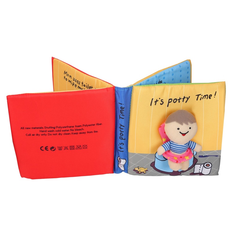 Baby Moo Potty Time Multicolour Activity Cloth Book