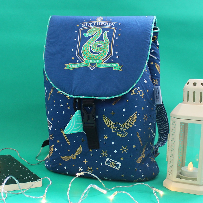 Official Warner Bros Harry Potter Causal Backpack – Slytherin