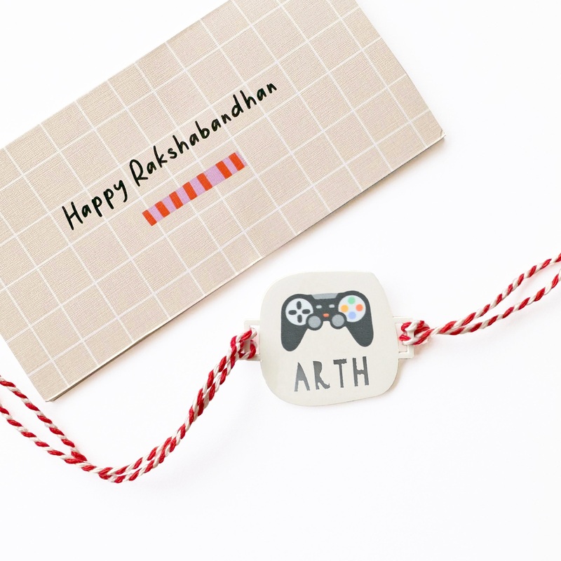 Video Game Print Rakhi