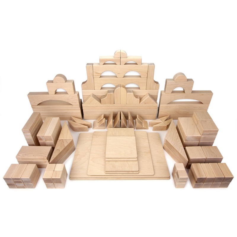 133 pc. Advanced Set Maple Building Blocks