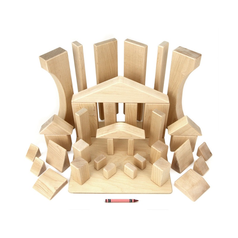 37 pc. Deluxe Expansion Maple Building Blocks