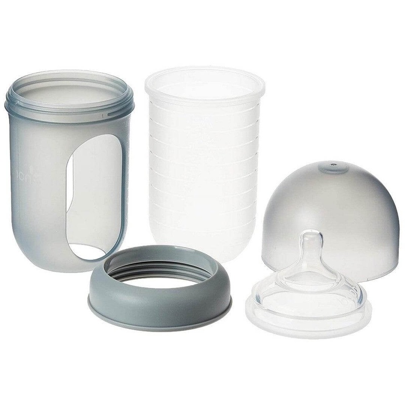 Boon Nursh 8Oz Grey Color Feeding Bottle || Birth+ to 12months