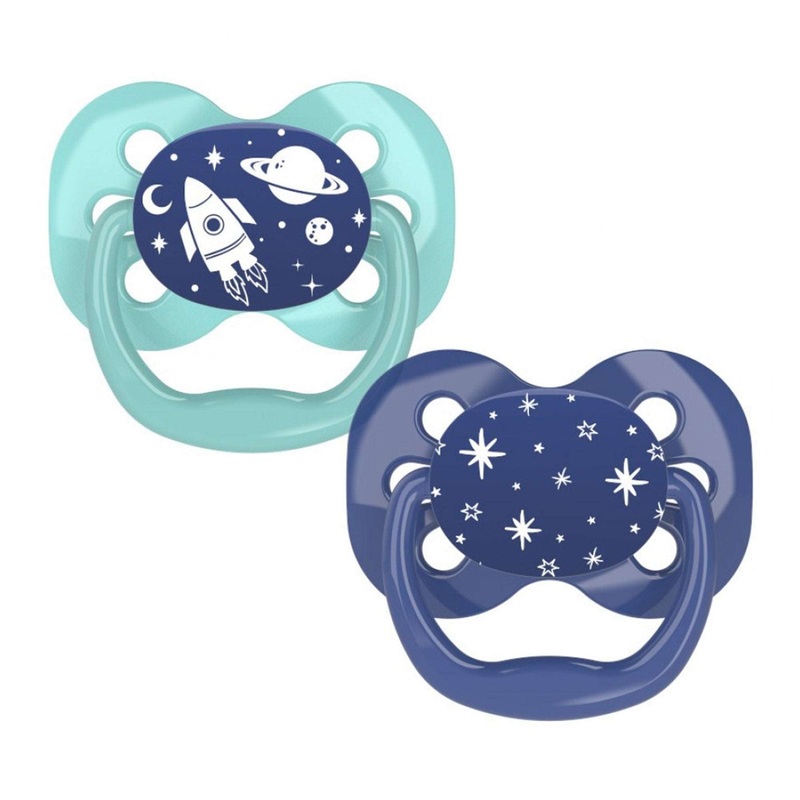 Dr. Brown’s Advantage Pacifiers Stage 1 Pack of 2 (Birth to 6 Months)
