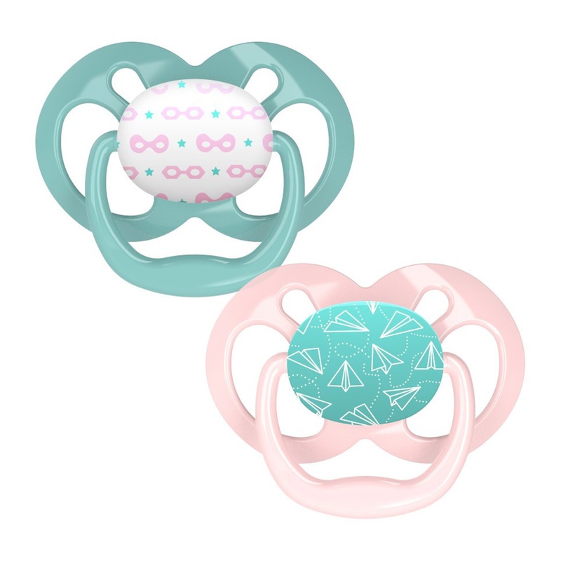 Dr. Brown’s Advantage Pacifiers Stage 2 Pack of 2 (6 to 12 Months) – Open Box