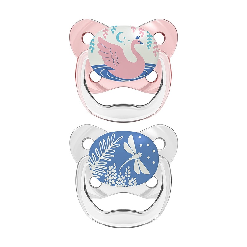 Dr. Brown’s Glow In The Dark Butterfly Soother – Stage 1 (Birth to 6 Months) Pink Open Box