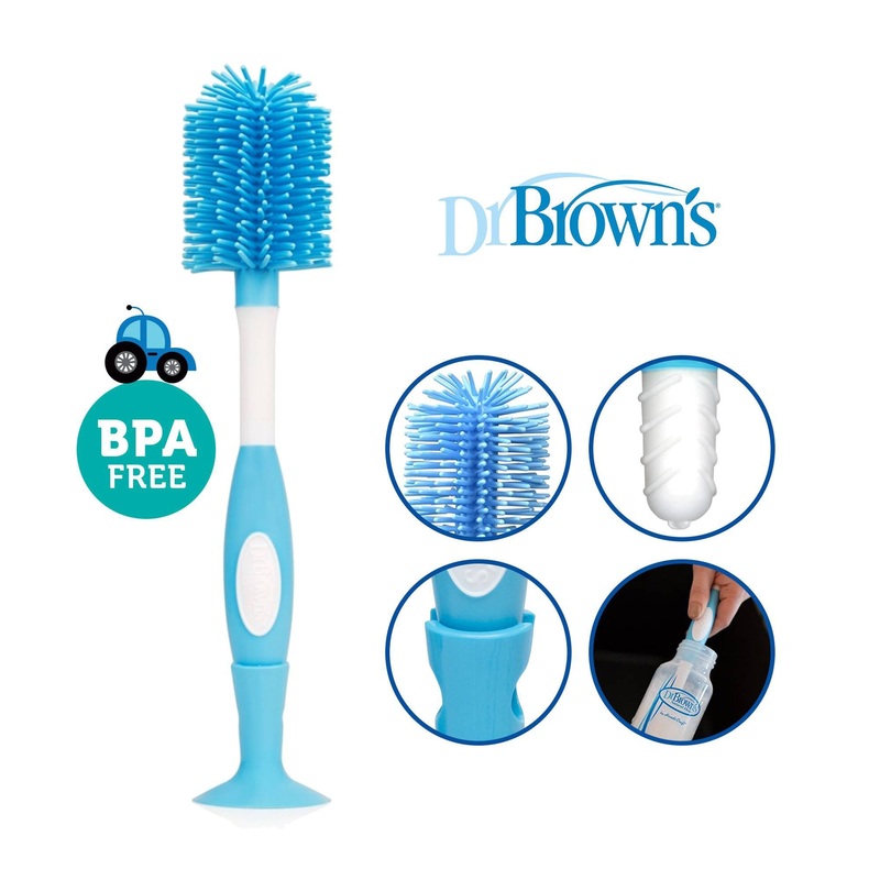 Dr.Brown’s Soft Touch Blue Bottle Brush || Birth+ to 24months – Open Box