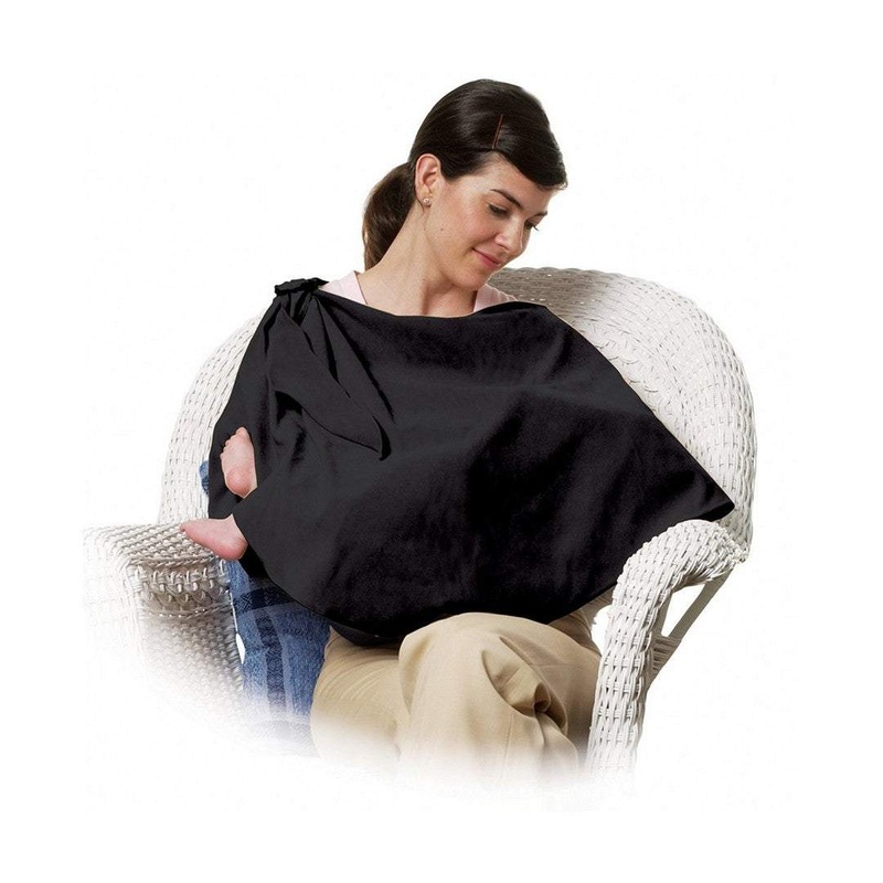 The First Years Black Color Maternity Nursing Privacy Wrap || Birth+ to 12months