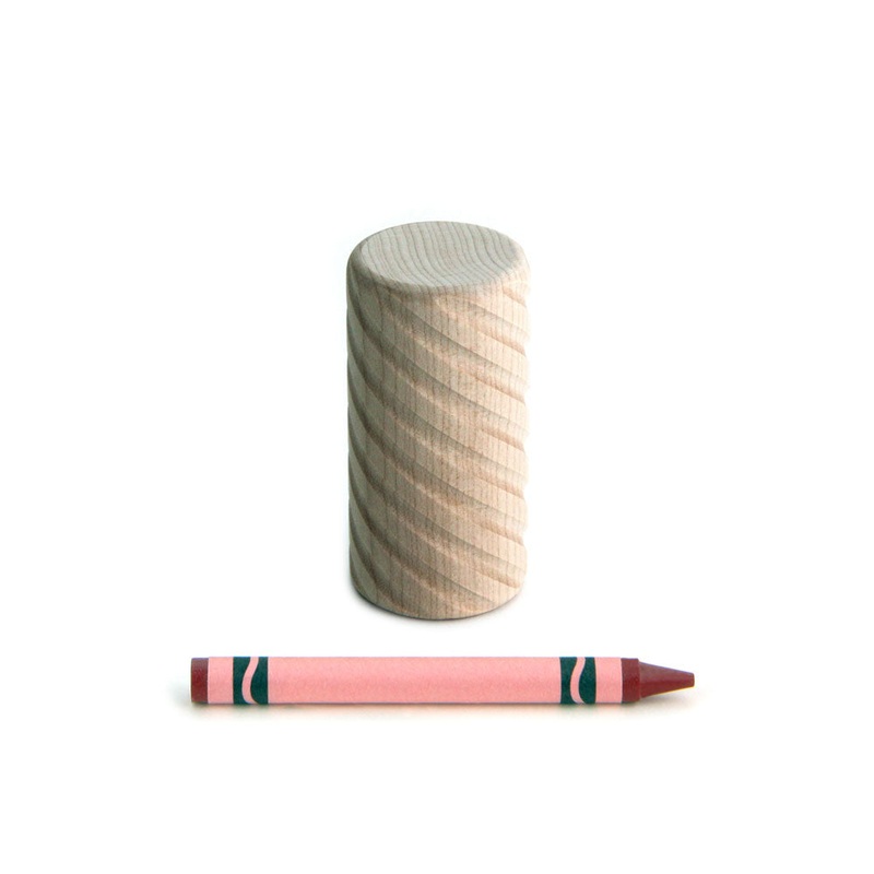 2×1 Spiral Cylinder Unit Building Block